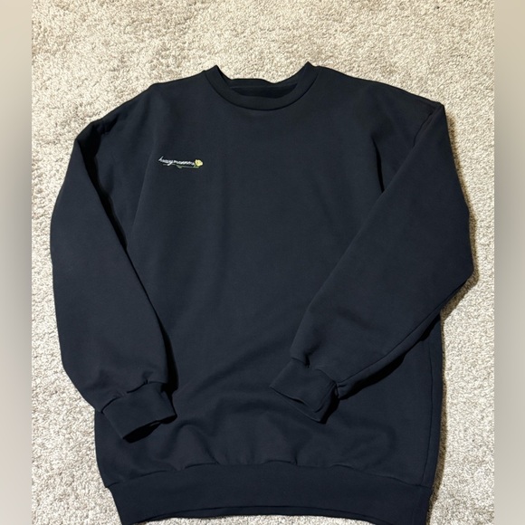 Heavy Manners Tops - Heavy Manners Original Oversized Crewneck. Black. Size Large.